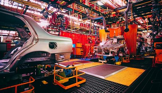 Automobile manufacturing plant