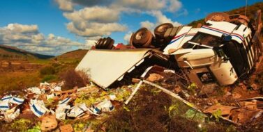 Truck wreck