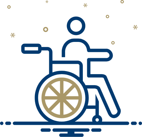 Person in a wheelchair