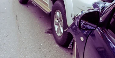 Car crash from car accident on the road in a city. Minor Car Accidents Can Still Lead to Major Injuries